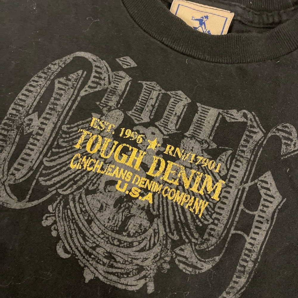 Tough Denim CINCH Baby Tee women’s size xs